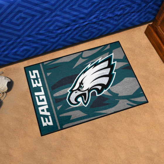 Philadelphia Eagles Starter Mat XFIT Design - 19in x 30in Accent Rug