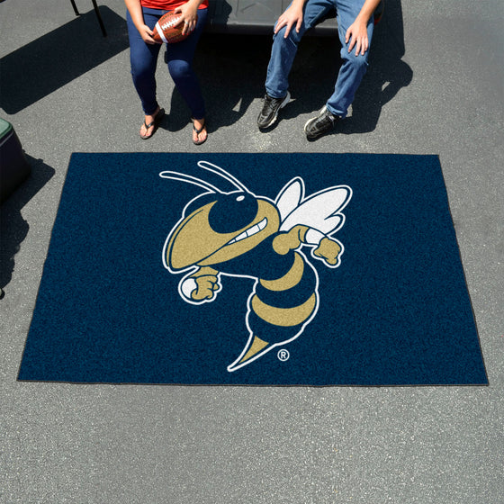 Georgia Tech Yellow Jackets Ulti-Mat Rug - 5ft. x 8ft., Buzz