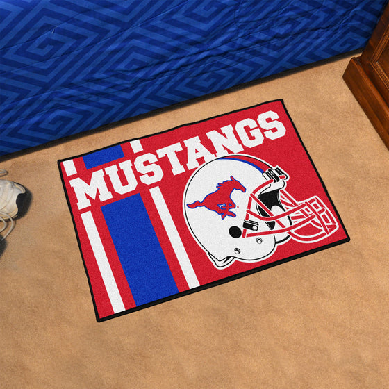 SMU Mustangs Starter Mat Accent Rug - 19in. x 30in.