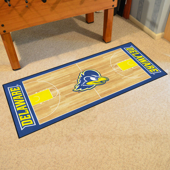 Delaware Blue Hens Court Runner Rug - 30in. x 72in.