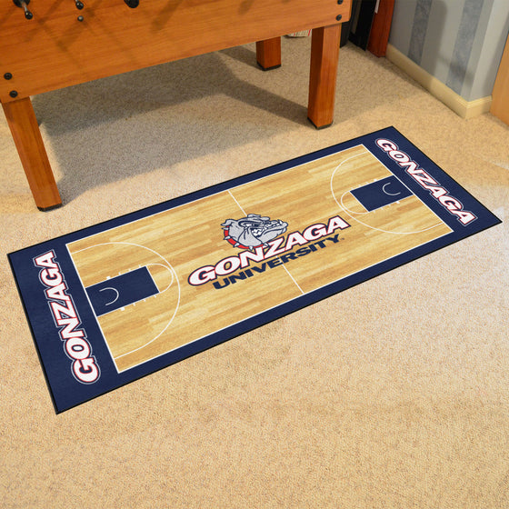 Gonzaga Bulldogs Court Runner Rug - 30in. x 72in.