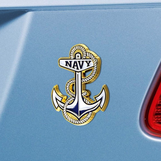 Naval 3D Color Metal Emblem