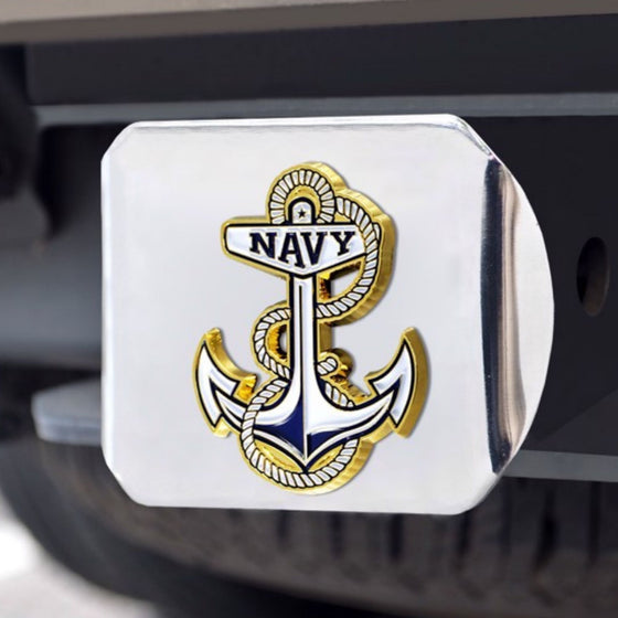 Naval Academy Hitch Cover - 3D Color Emblem