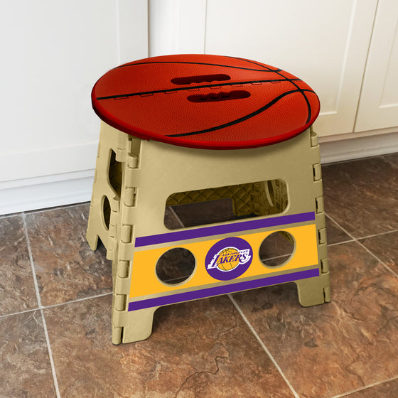 Los Angeles Lakers Folding Step Stool - 13in. Rise