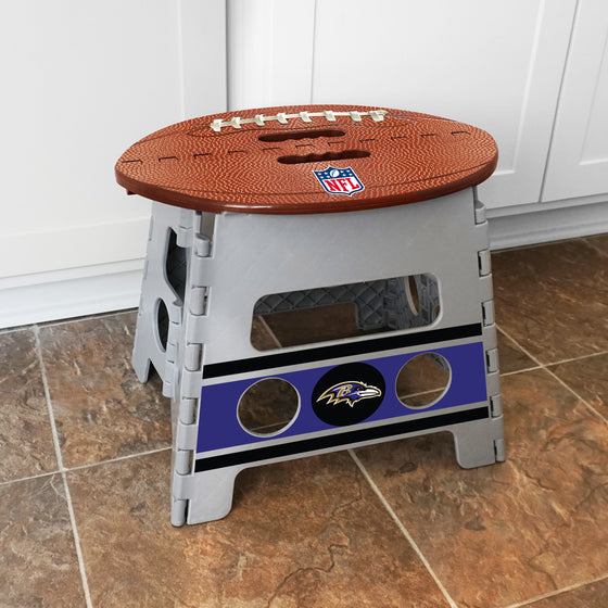 Baltimore Ravens Folding Step Stool - 13in. Rise