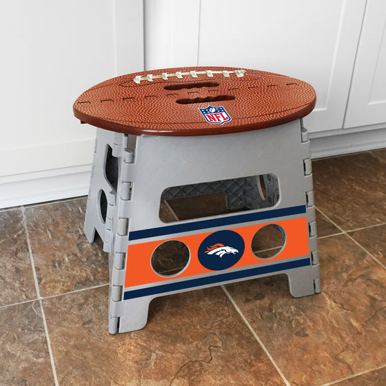 Denver Broncos Folding Step Stool - 13in. Rise