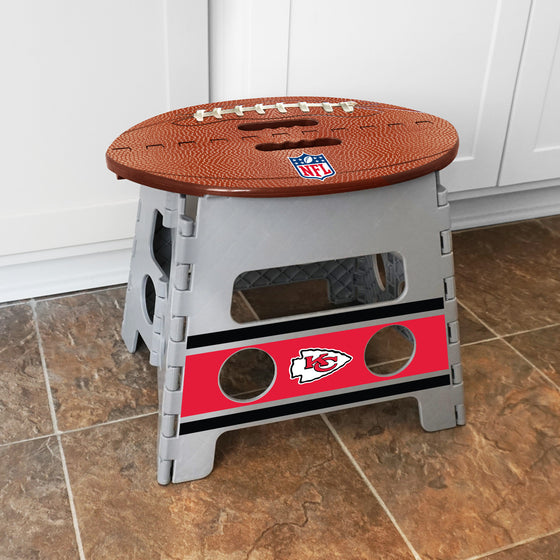 Kansas City Chiefs Folding Step Stool - 13in. Rise