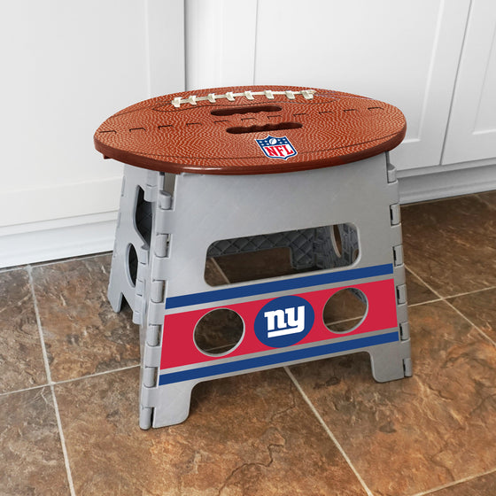 New York Giants Folding Step Stool - 13in. Rise