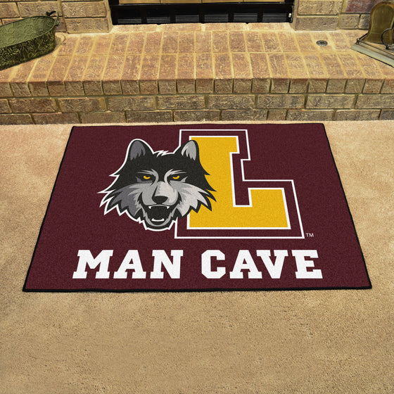 Loyola Chicago Ramblers Man Cave All-Star Rug - 34 in. x 42.5 in.