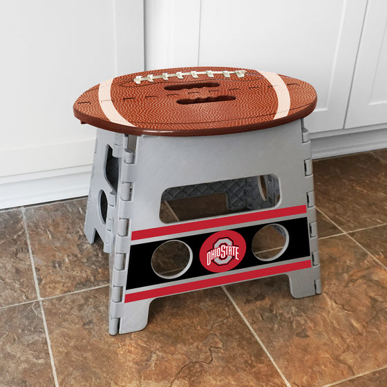 Ohio State Buckeyes Folding Step Stool - 13in. Rise