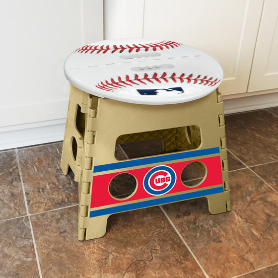 Chicago Cubs Folding Step Stool - 13in. Rise