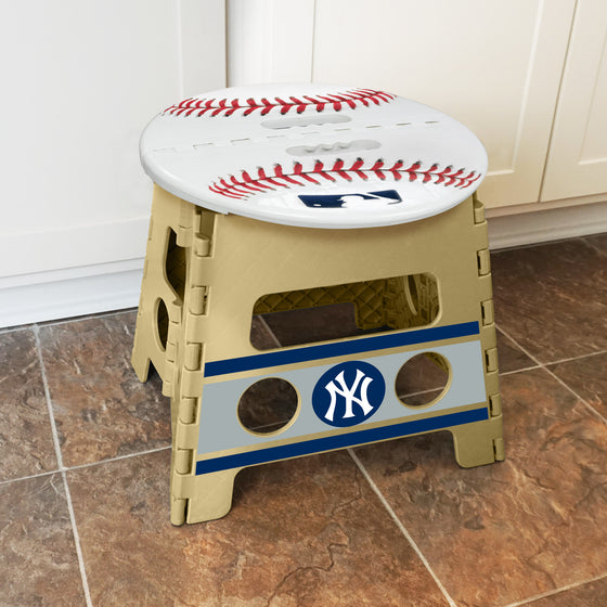 New York Yankees Folding Step Stool - 13in. Rise