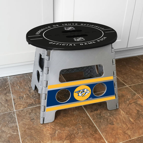 Nashville Predators Folding Step Stool - 13in. Rise