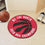 Toronto Raptors Basketball Rug - 27in. Diameter