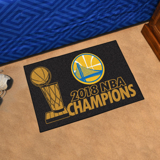 Golden State Warriors Dynasty Starter Mat Accent Rug - 19in. x 30in.