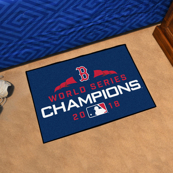 Boston Red Sox Dynasty Starter Mat Accent Rug - 19in. x 30in.