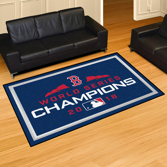 Boston Red Sox 5ft. x 8 ft. Plush Area Rug