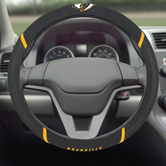 Nashville Predators Embroidered Steering Wheel Cover