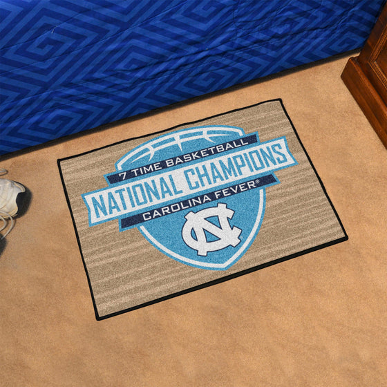 North Carolina Tar Heels Dynasty Starter Mat Accent Rug - 19in. x 30in.