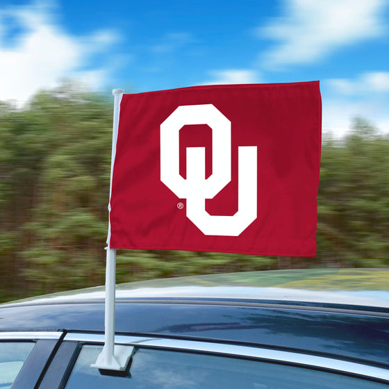 Oklahoma Sooners Car Flag Large 1pc 11" x 14"