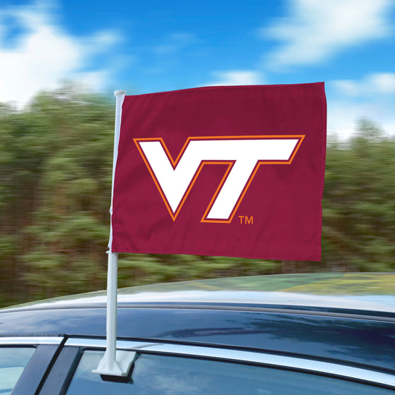 Virginia Tech Hokies Car Flag Large 1pc 11" x 14"