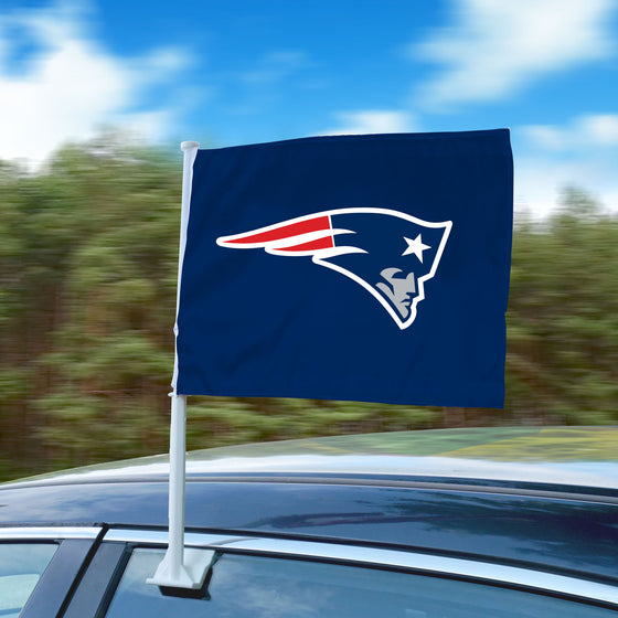 New England Patriots Car Flag Large 1pc 11" x 14"