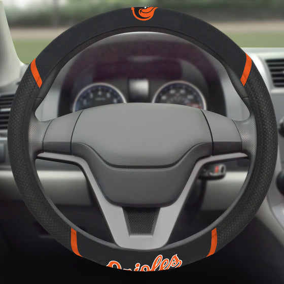 Baltimore Orioles Embroidered Steering Wheel Cover