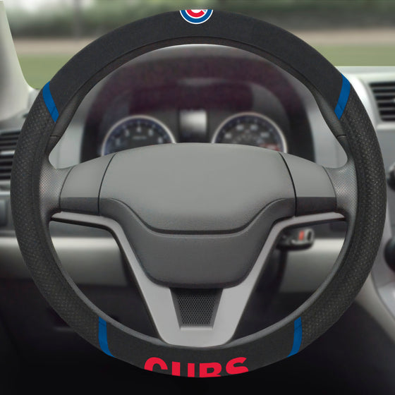 Chicago Cubs Embroidered Steering Wheel Cover