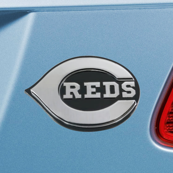 Cincinnati Reds 3D Chrome Metal Emblem