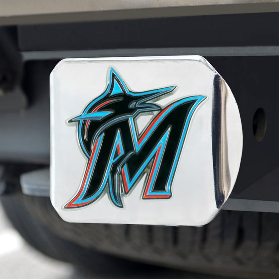 Miami Marlins Hitch Cover - 3D Color Emblem