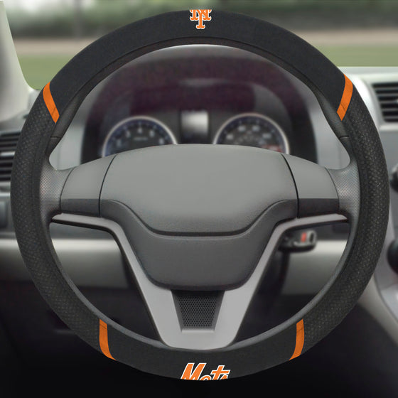 New York Mets Embroidered Steering Wheel Cover