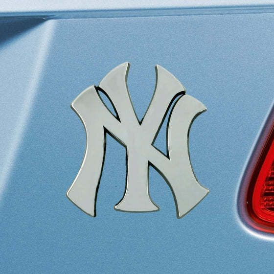 New York Yankees 3D Chrome Metal Emblem