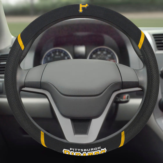 Pittsburgh Pirates Embroidered Steering Wheel Cover