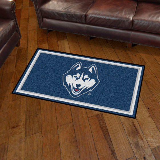 UConn Huskies 3ft. x 5ft. Plush Area Rug