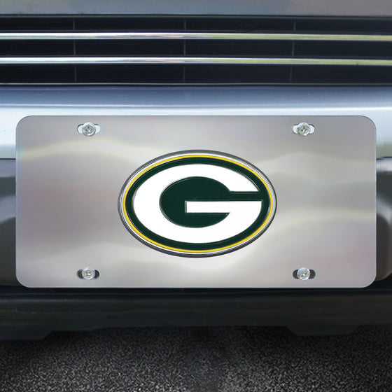 Green Bay Packers 3D Stainless Steel License Plate