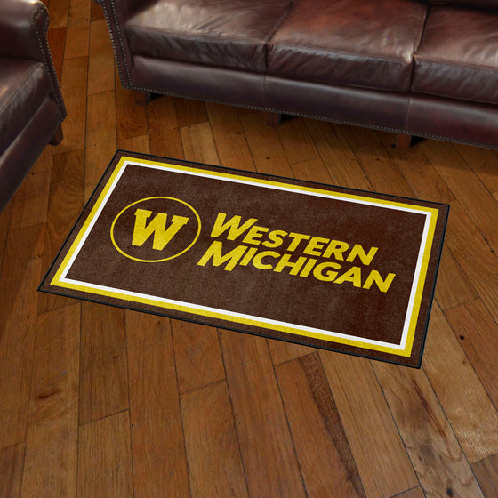 Western Michigan Broncos 3ft. x 5ft. Plush Area Rug