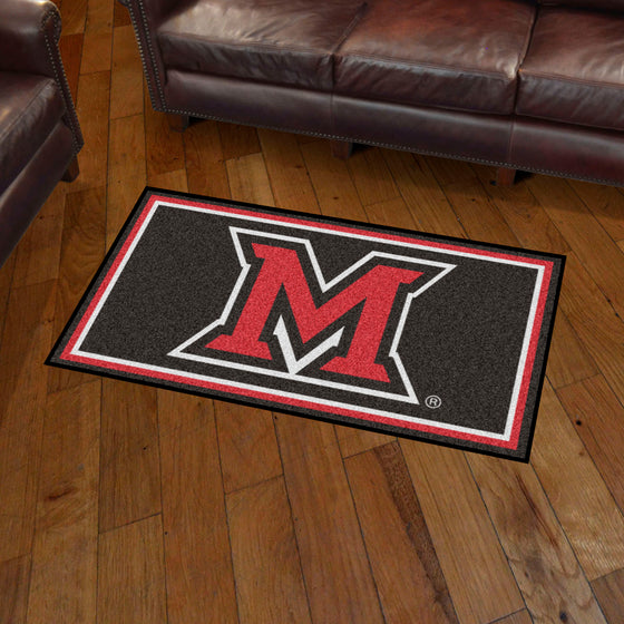 Miami (OH) Redhawks 3ft. x 5ft. Plush Area Rug