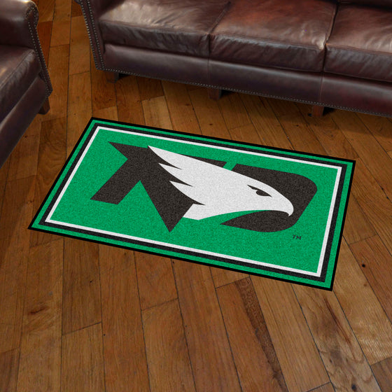 North Dakota Fighting Hawks 3ft. x 5ft. Plush Area Rug