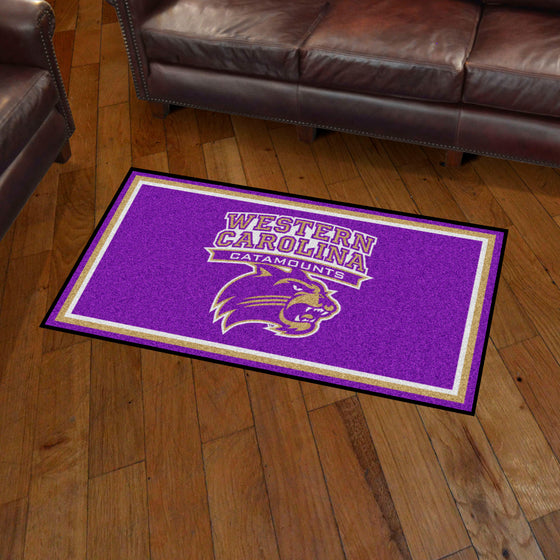 Western Carolina Catamounts 3ft. x 5ft. Plush Area Rug