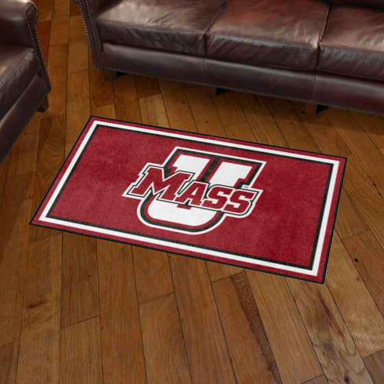 UMass Minutemen 3ft. x 5ft. Plush Area Rug