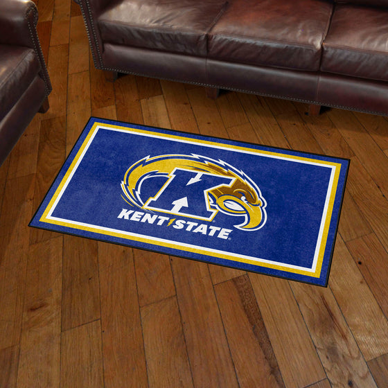 Kent State Golden Flashes 3ft. x 5ft. Plush Area Rug