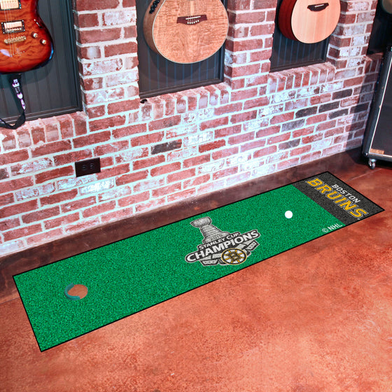 Pittsburgh Penguins Putting Green Mat - 1.5ft. x 6ft., 2018 NHL Stanley Cup Champions