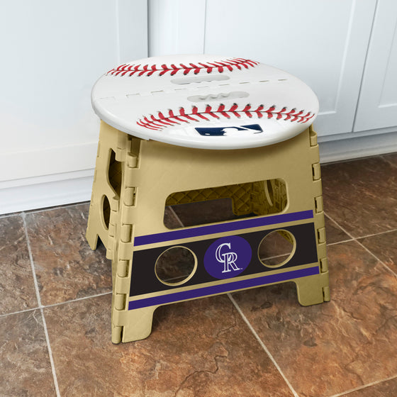 Colorado Rockies Folding Step Stool - 13in. Rise