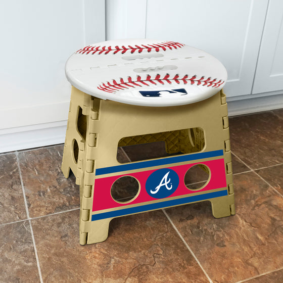 Atlanta Braves Folding Step Stool - 13in. Rise