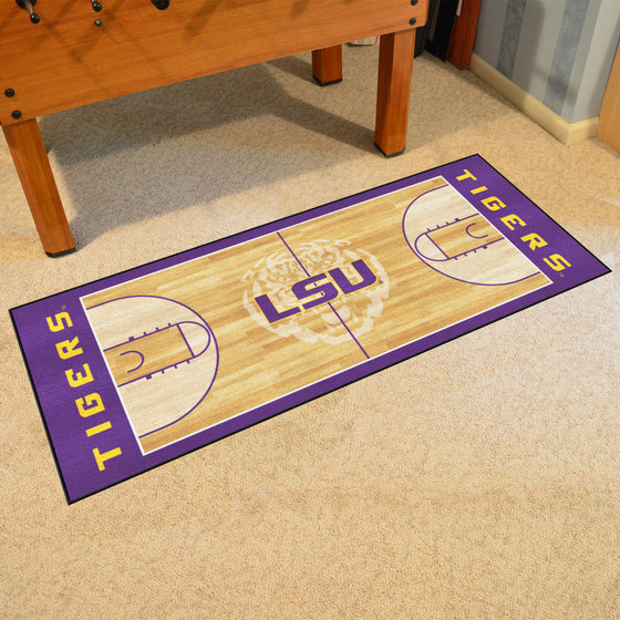 LSU Tigers Court Runner Rug - 30in. x 72in.