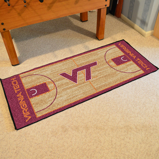 Virginia Tech Hokies Court Runner Rug - 30in. x 72in.