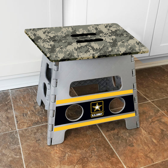 U.S. Army Folding Step Stool - 13in. Rise