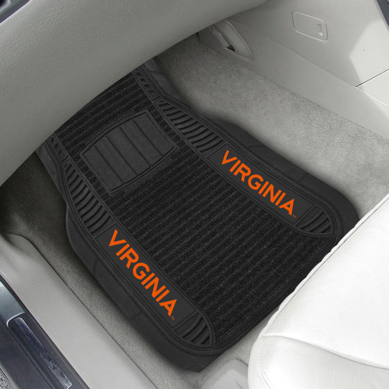 Virginia Cavaliers 2 Piece Deluxe Car Mat Set