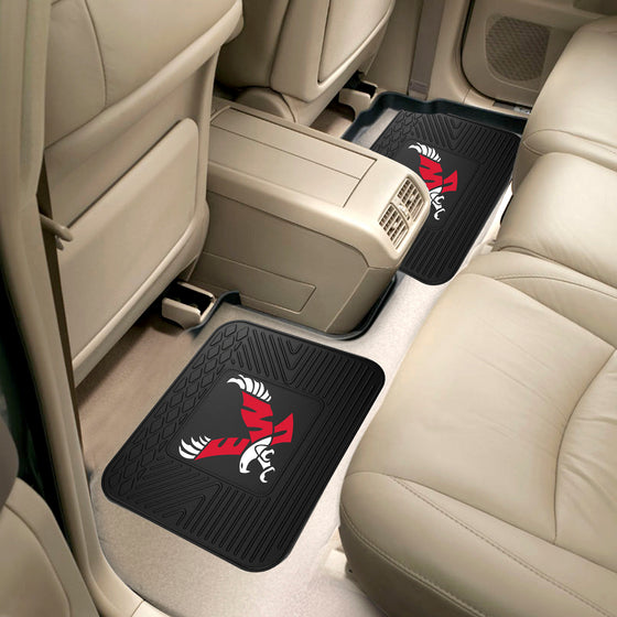 Eastern Washington Eagles Back Seat Car Utility Mats - 2 Piece Set