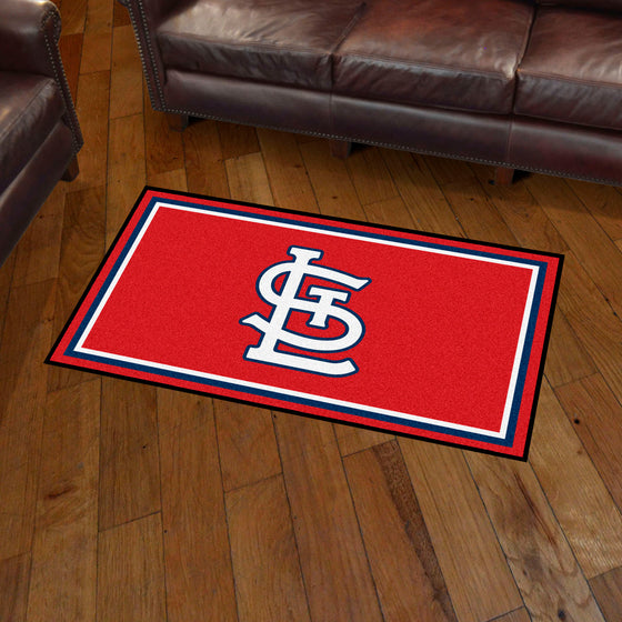 St. Louis Cardinals 3ft. x 5ft. Plush Area Rug